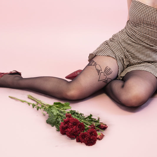 Claddagh Tights - Right Leg Asymmetric