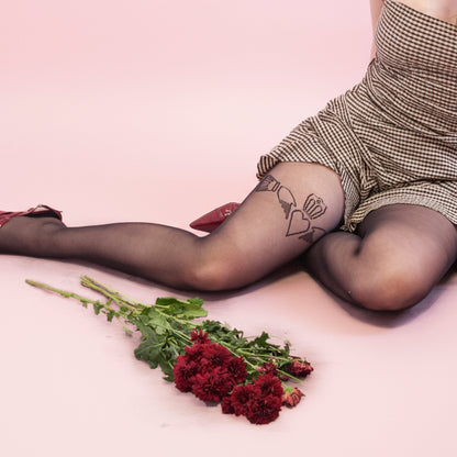 Claddagh Tights - Right Leg Asymmetric